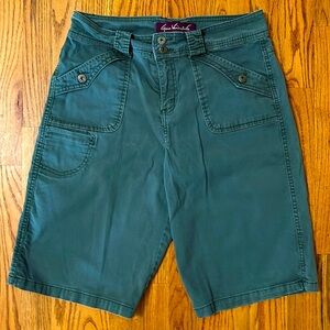 Green Bermuda Shorts